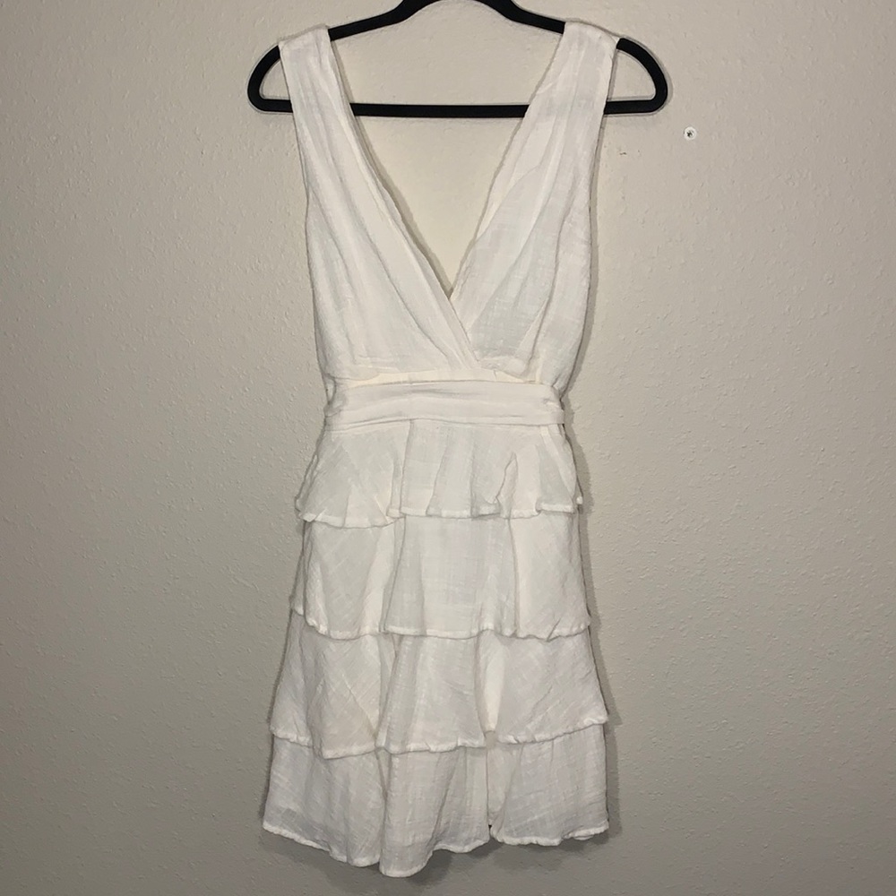 Stella Laguna White Ruffle Dress